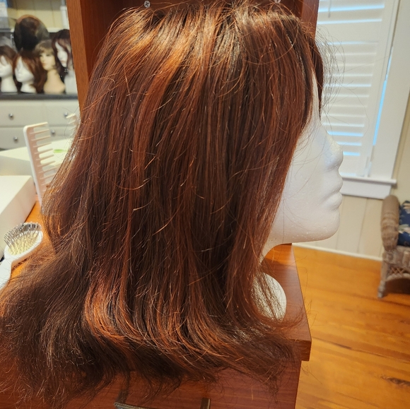 Envy Auburn Brown Hair Wig Average With Adjustable Straps - Picture 4 of 4